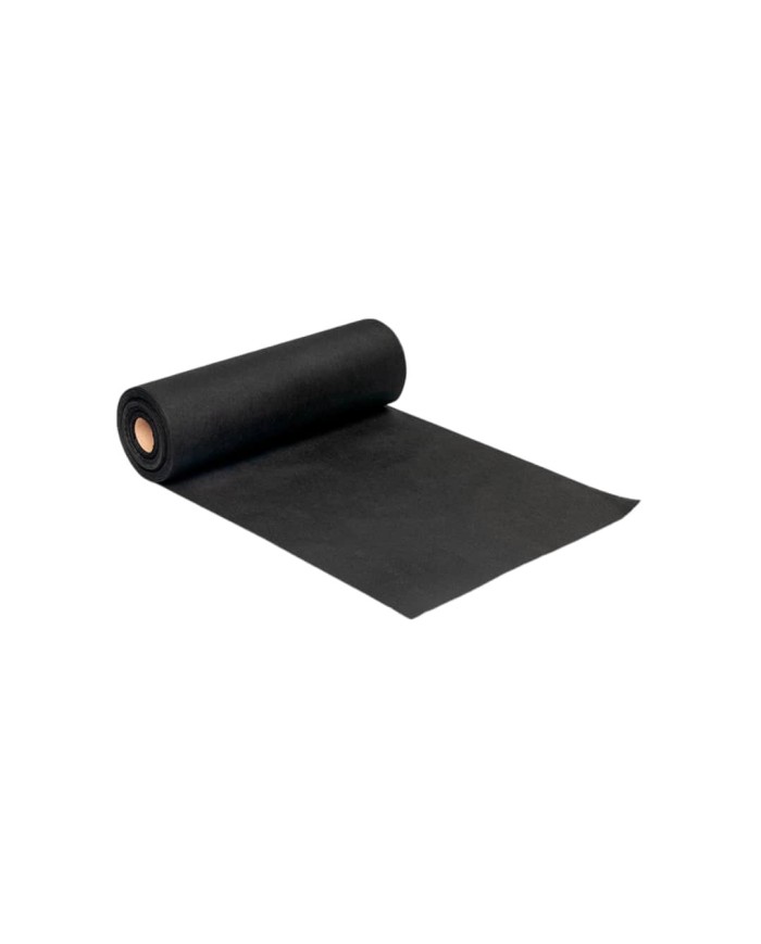 Rollo Camino TNT Negro 0,40x48 m | Precorte 30 cm | 55 g/m²