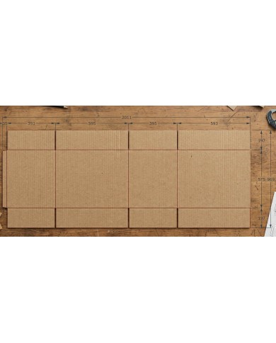 Cajas de cartón ondulado 600 x 400 x 580 (1 Paquete de 20 Cajas)