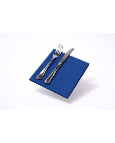 Servilletas Azules 40X40  PP 2 capas  (1 paquete de 50 unidades)