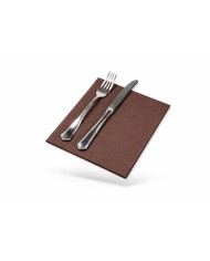 Servilletas Chocolate 40X40  PP 2 capas  (1 paquete de 50 unidades)