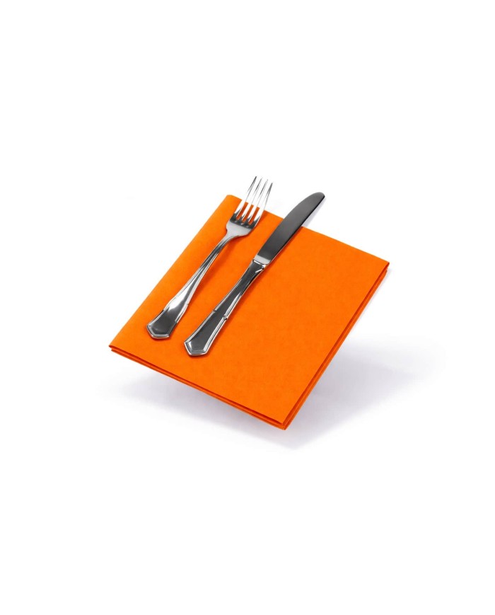Servilletas Naranjas 40X40  PP 2 capas  (1 paquete de 50 unidades)