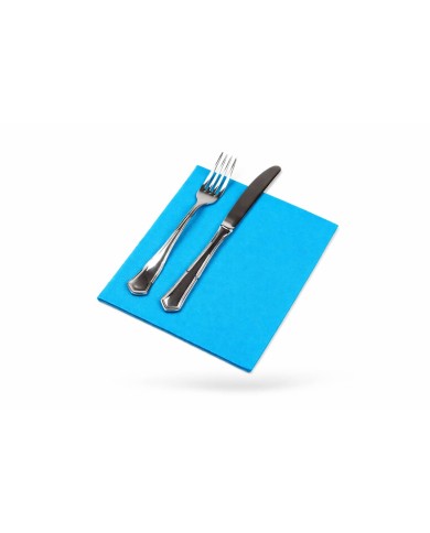 SERVILLETA 40X40  PUNTA PUNTA 2C  TURQUESA (CAJA 24 PAQ X 50 UD)