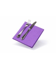Servilletas Violetas 40X40  PP 2 capas  (1 paquete de 50 unidades)