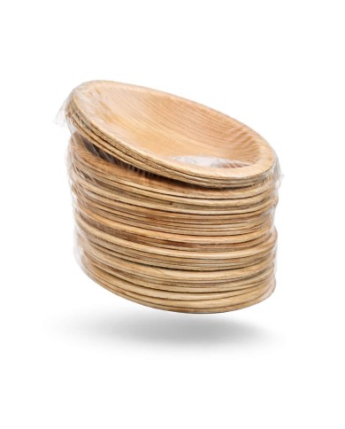 Envase Hoja de Palma Mini Degustación 90x60 mm Pack 25 Uds