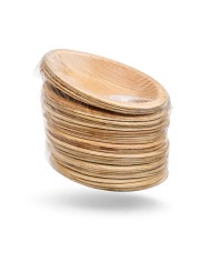 Envase Hoja de Palma Mini Degustación 90x60 mm Pack 25 Uds