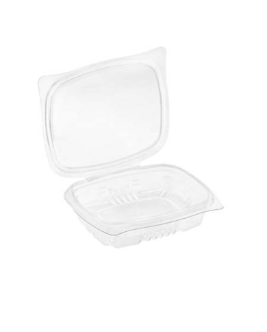 TARRINA BISAGRA 250 C.C. PLANA PET ( 600 DUS)