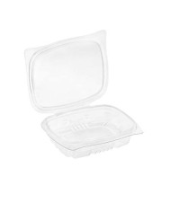 TARRINA BISAGRA 250 C.C. PLANA PET ( 600 DUS)