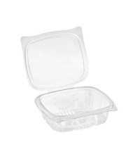 TARRINA BISAGRA 375 CC PET  (600 UDS)