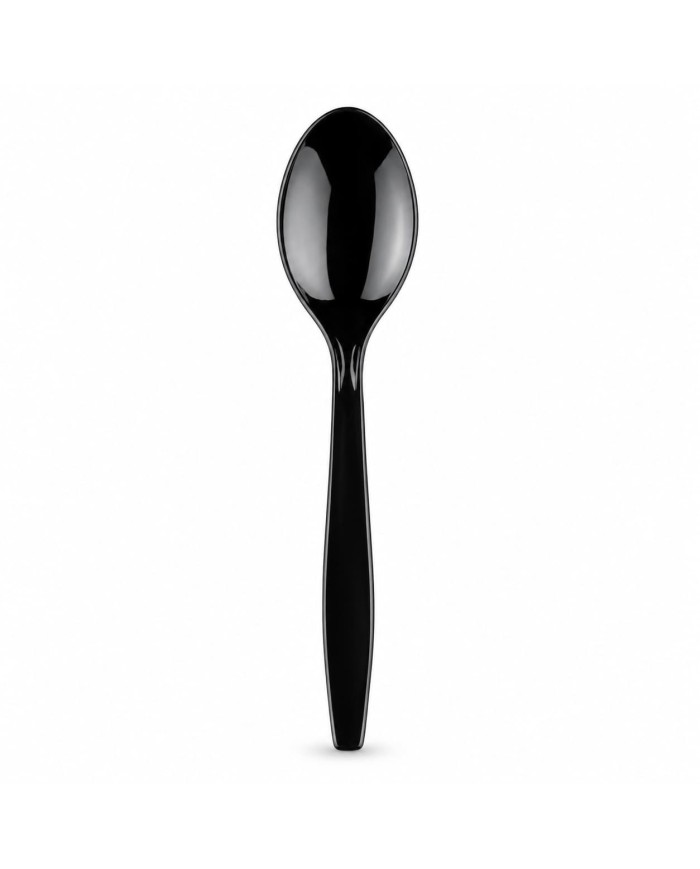 Colher Pesada Preta 19cm (10 unidades)