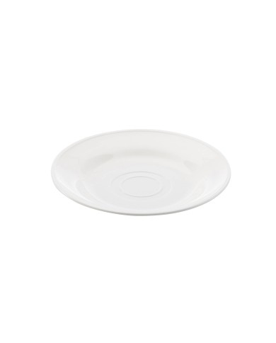 PLATO EN PBT PARA TAZA 175X25MM BLANCO ALGODON (CAJA 40 USD)