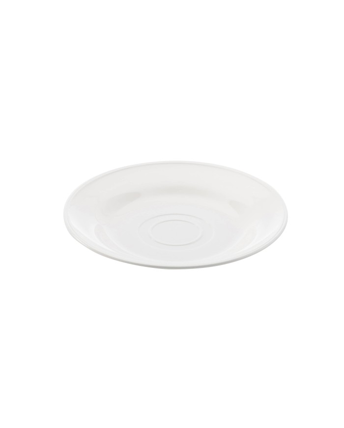 PLATO EN PBT PARA TAZA 175X25MM BLANCO ALGODON (CAJA 40 USD)