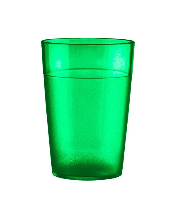 Copo de Copoliéster Verde-Floresta 250 ml | Inquebrável e Reutilizável