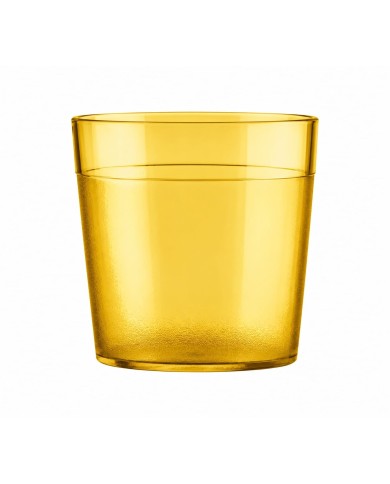 Vaso Copoliéster Amarillo Mostaza 170 cc | Irrompible y Reutilizable