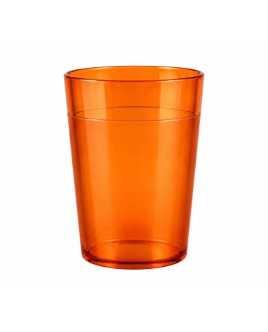 Vaso Copoliéster Naranja Zanahoria 250 cc | Irrompible y Reutilizable