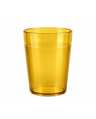 Vaso Copoliéster Amarillo Mostaza 250 cc | Irrompible y Reutilizable