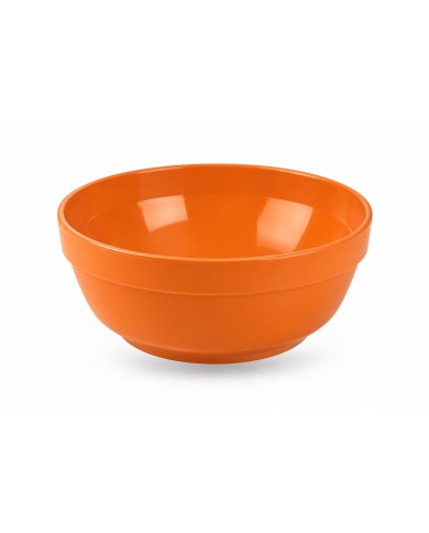 Taça em PBT de 450 ml. Laranja Cenoura, livre de BPA e reutilizável.