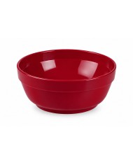 Tigela em PBT de 450 cc. Vermelho Rubi, livre de BPA e reutilizável.