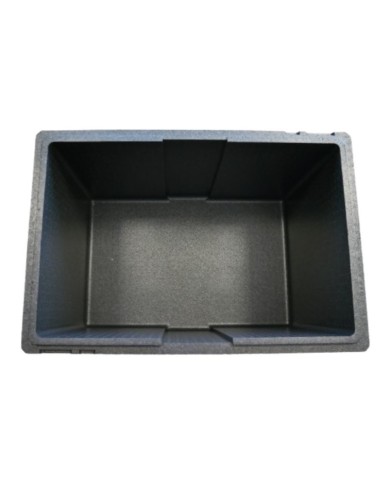 CONTENEDOR ISOTERMICO + TAPA MAXI POLIPROPILENO NEGRO EPP130 CAJA 750X510X51****
