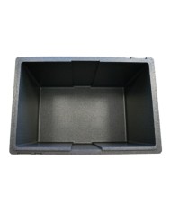 CONTENEDOR ISOTERMICO + TAPA MAXI POLIPROPILENO NEGRO EPP130 CAJA 750X510X51****