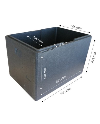 Caja Maxiplus 132L Polipropileno Expandido – Almacenaje y Transporte