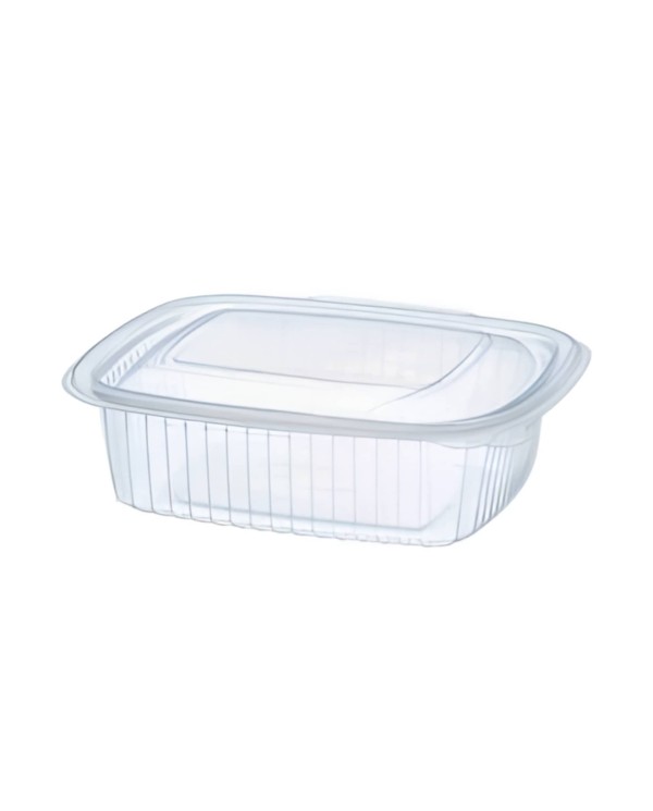 Envase plástico con tapa PP 500cc apto microondas