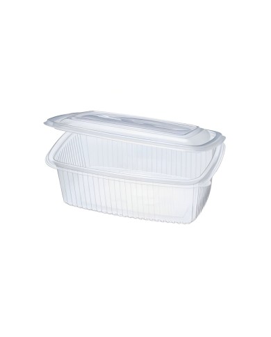 Envase plástico con tapa PP 2000cc apto microondas