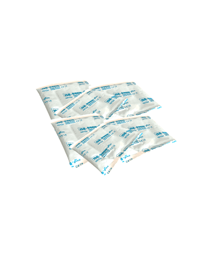 Acumulador de Gel flexible  250 cc  (165x165h20 caja 38 UDS) frio positivo +2º+8º