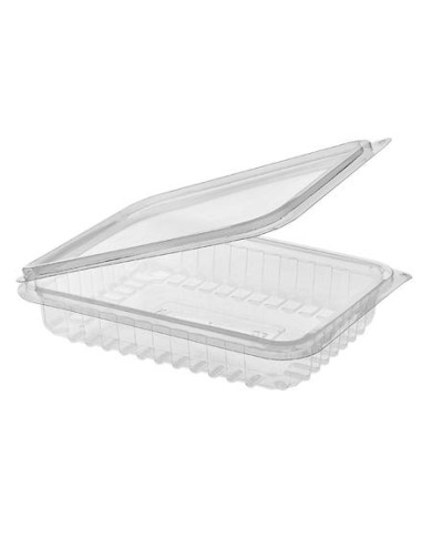 Envase plástico con tapa loncheado 850-H40 PET