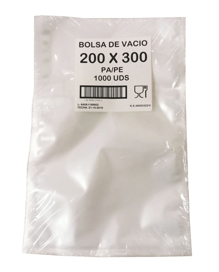 BOLSA VACÍO 90 MM 200 X 300 (1000 uds/caja)