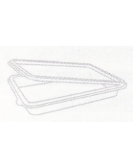 ENVASE LONCHEADO 850 LL H40 T.PLANA PET 195x145x35  (400 uds/ caja) (c- 284)**