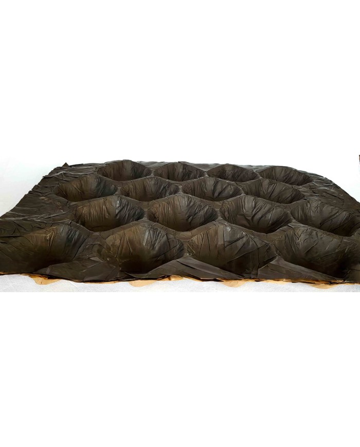 ALVEOLO PAPEL 60X40 REDONDO G-120 NEGRO  Nº 25 (200 uds/ carton)***