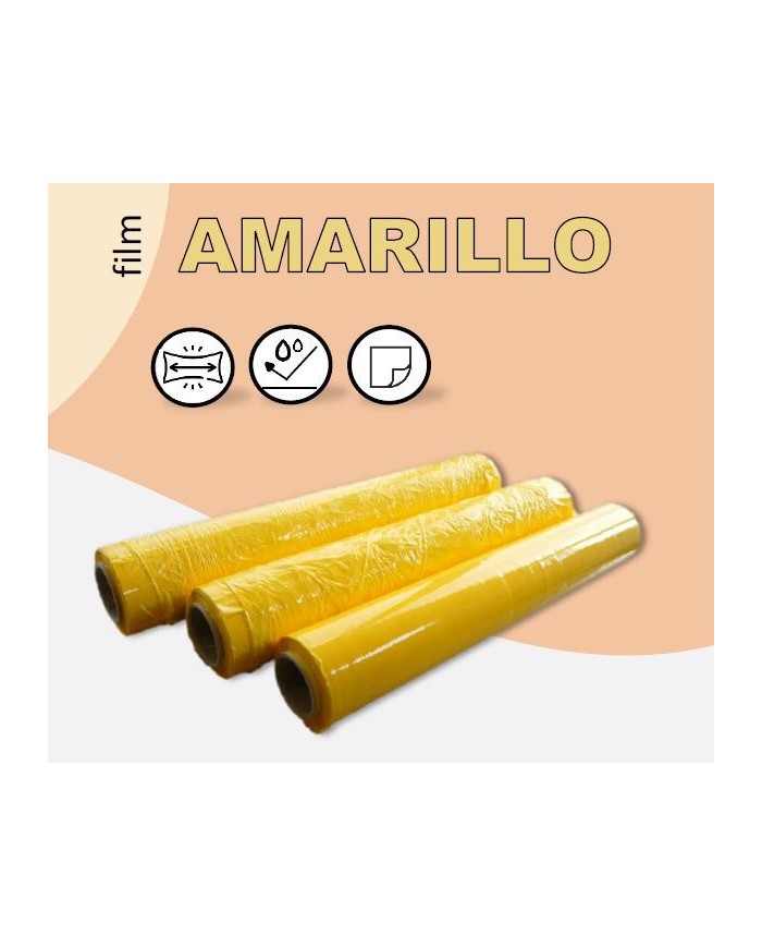 Film Paletizar Manual 23 Micras AMARILLO