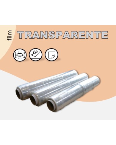FILM  PALETIZAR MANUAL 23 MICRAS TRANSPARENTE MANDRIL 50 (MM)***