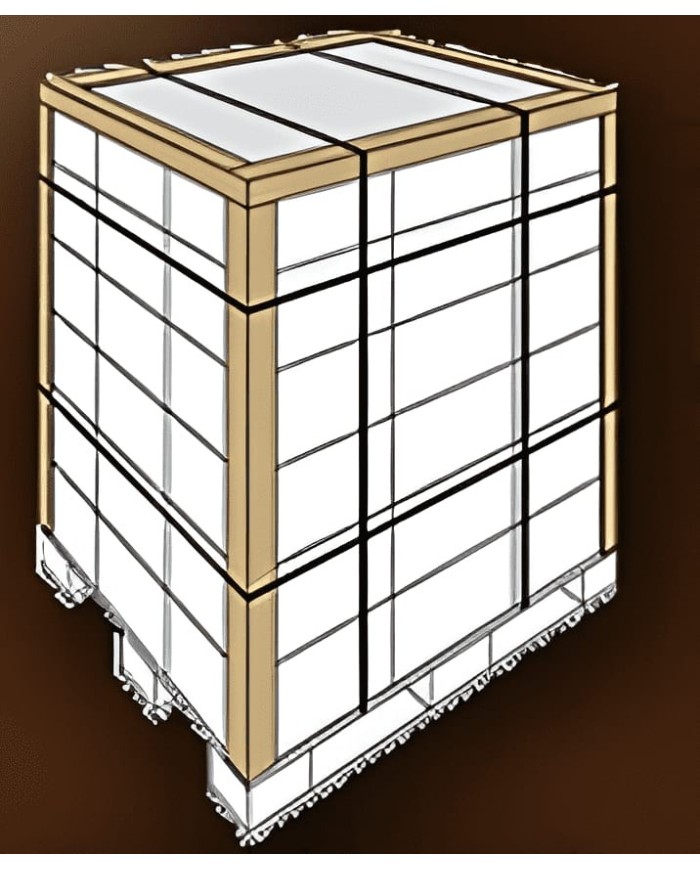 CANTONERA CAPLA 75 X 75 X 6 X 1060 BLANCA*