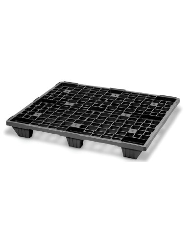 PALET PIK 10 NEGRO 1000X1200 americano  encajable (Nest i 1 (OD 9F) PO***M