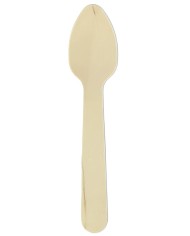 MINI CUCHARILLA  DE CAFE MADERA "PURE" 11 CM (100 UDS)***