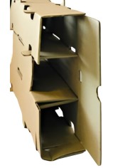 Caja para Vino con Separador para 3 Botellas | Pack 16 Unidades