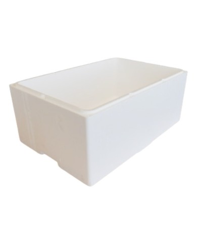 Caja y tapa de poliestireno expandido 41 L (5 cajas)