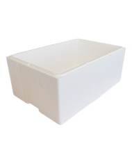 Caja y tapa de poliestireno expandido 41 L (5 cajas)