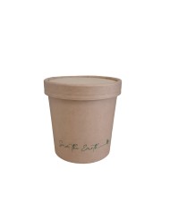 Vaso de Cartón 12 Oz con Tapa 350 ml