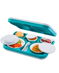 Bandeja Isotérmica Euronorm 1/1 con 5 Compartimentos PP + PUR