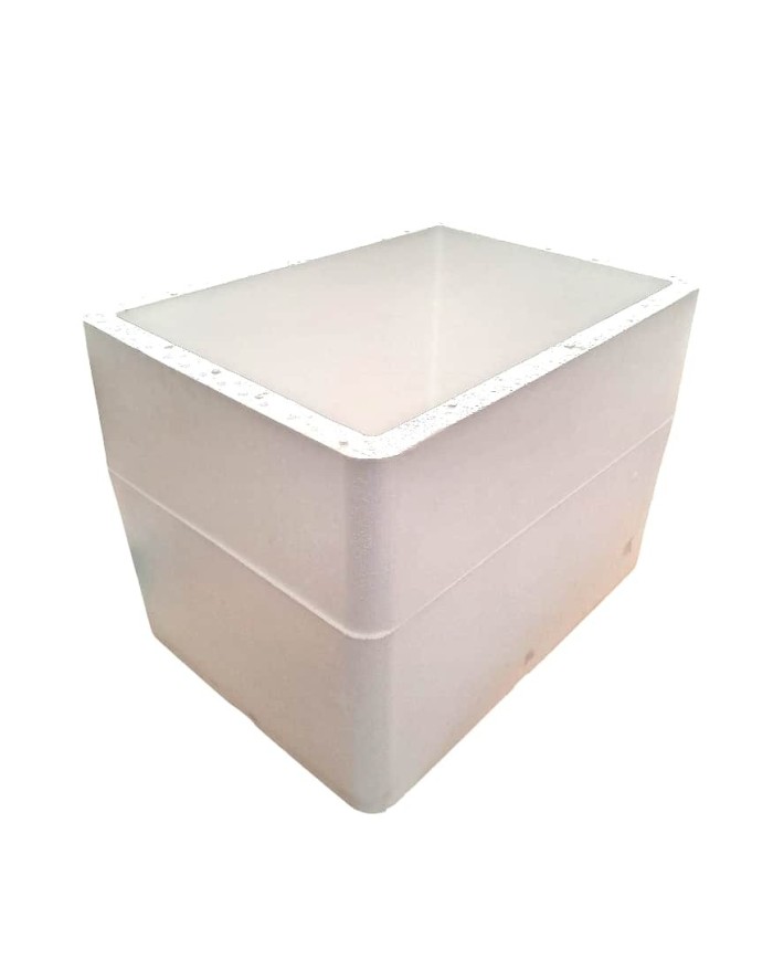 Caja PS ISOTERMICA (Ext 550x400h435) (Int 490x340h360) 60 litros Pared 30 (40 horas) 3 uni paquete***