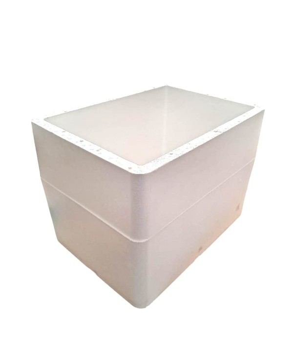 Caja y tapa de poliestireno expandido 60 L (3 cajas)