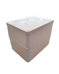 Caja PS ISOTERMICA (Ext 550x400h435) (Int 490x340h360) 60 litros Pared 30 (40 horas) 3 uni paquete***