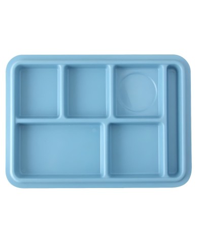 BANDEJA POLIPROPILENO RECTAN. 6 COMPARTIMENTOS