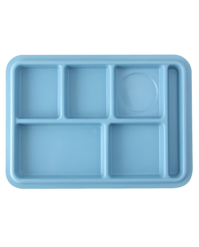 Bandeja Rectangular 6 Compartimentos Euronorm 1/2 en Polipropileno