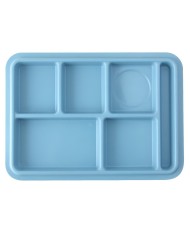 BANDEJA POLIPROPILENO RECTAN. 6 COMPARTIMENTOS
