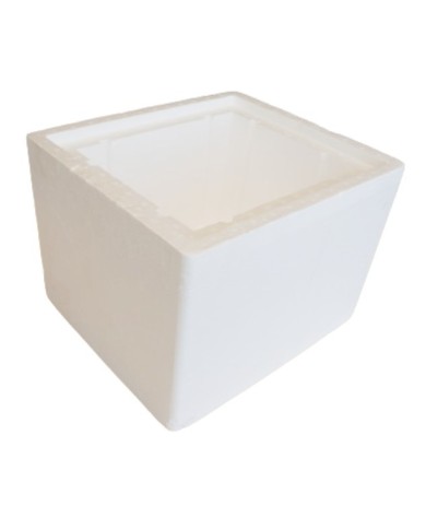 Caja y tapa de poliestireno expandido 10 Litros