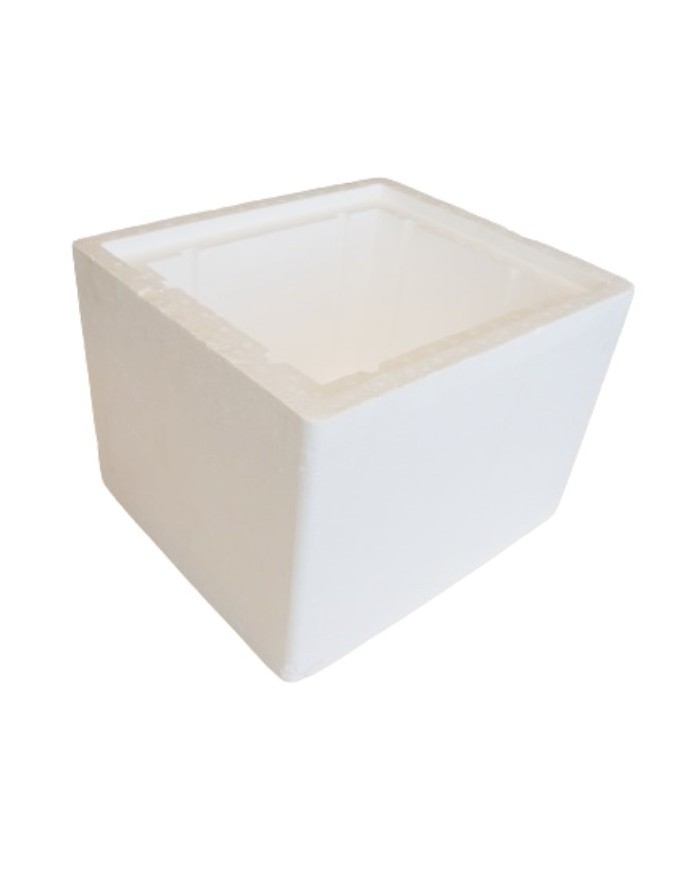 Caja y tapa de poliestireno expandido 10 Litros