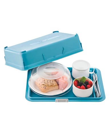 Tapa en Polipropileno para Bandejas Euronorm 1/2 | Antibacteriana